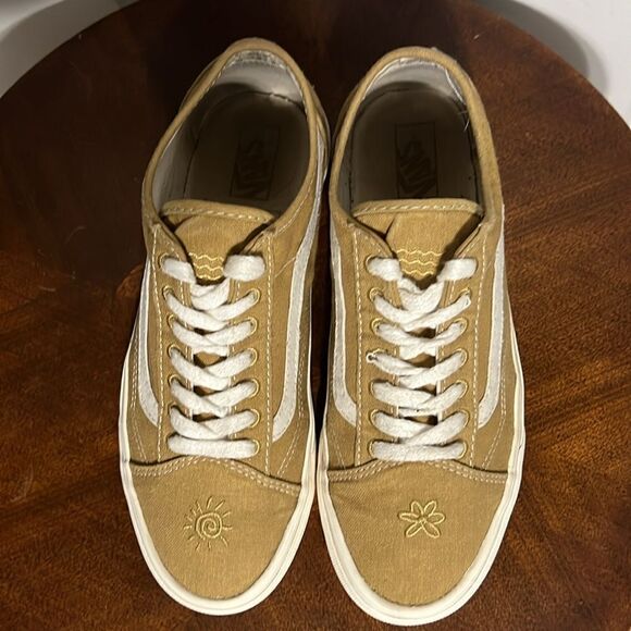 🔥 VANS Old Skool Eco Theory Skate Sneaker Shoes Men Sz 7 / Women 8.5 - PERFECT - Picture 7 of 13